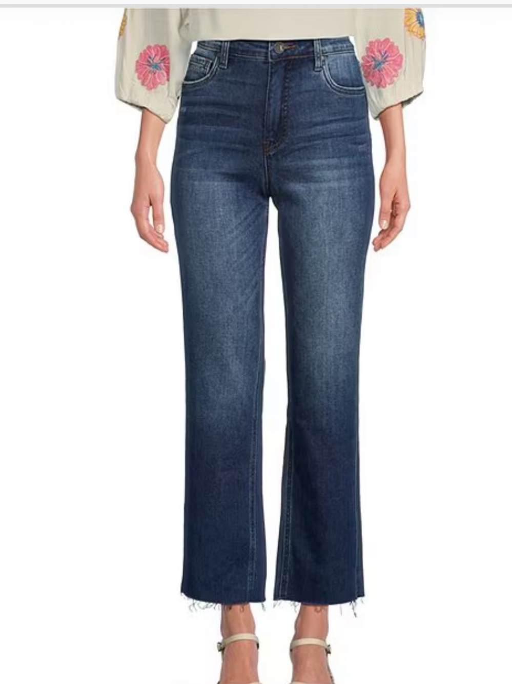 Kut from the Kloth Kelsey high rise flare fab ab Dark blue Jeans